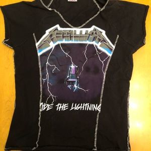 1990s Metallica Ride the Lightning Giant Shirt